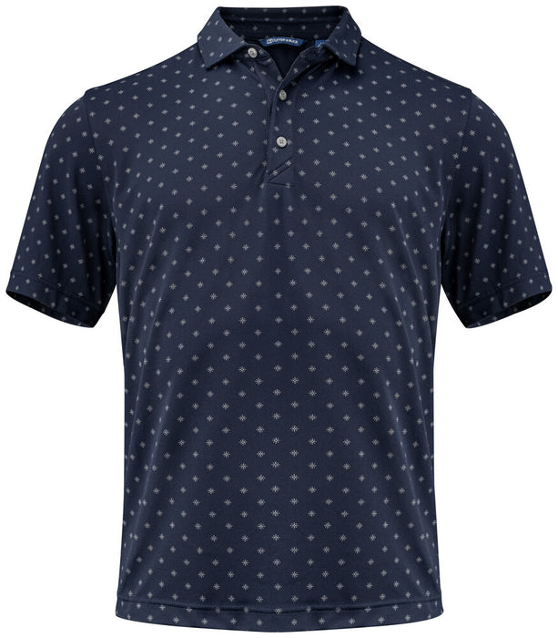 Cutter & Buck Virtue Polo Printed Herr Blå