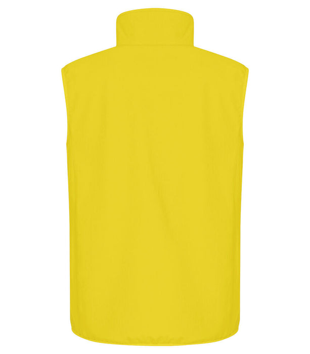 Clique Classic Softshell Väster – 3-Lagers Softshellväst - Gul - Herr