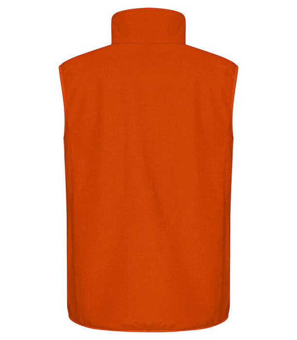 Clique Classic Softshell Väster – 3-Lagers Softshellväst - Orange - Herr