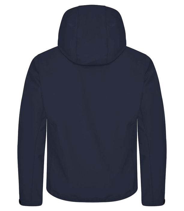 Clique Classic Softshell Hoody – 3-Lagers Softshelljacka - Herr - Marinblå
