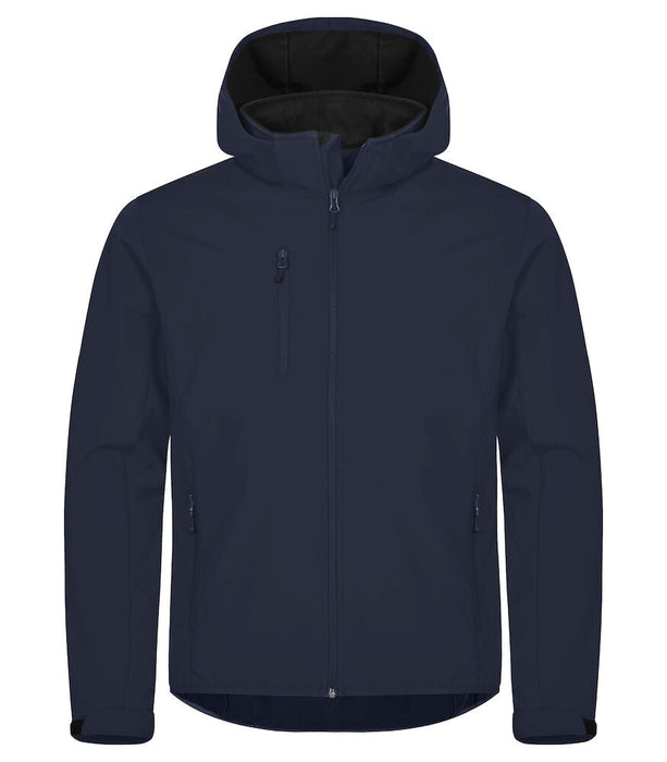 Clique Classic Softshell Hoody – 3-Lagers Softshelljacka - Herr - Marinblå