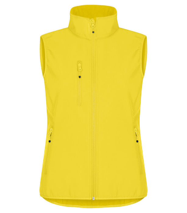 Clique Classic Softshell Väst Dam - Gul