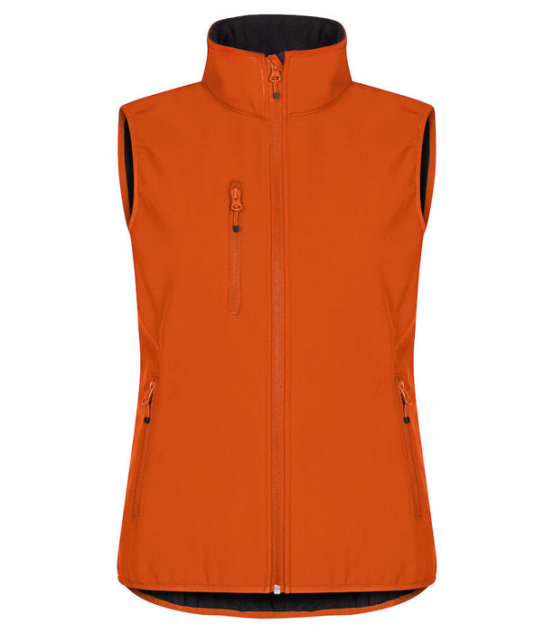 Clique Classic Softshell Väst Dam - Orange