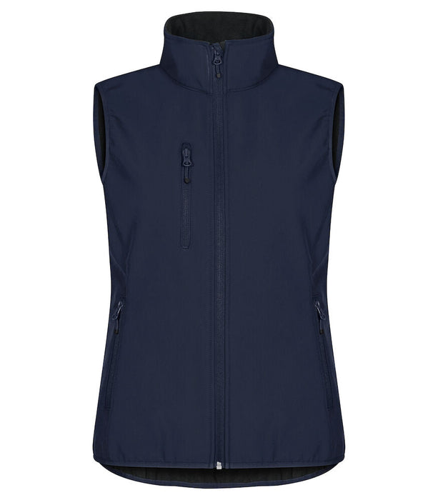 Clique Classic Softshell Väst Dam - Marinblå