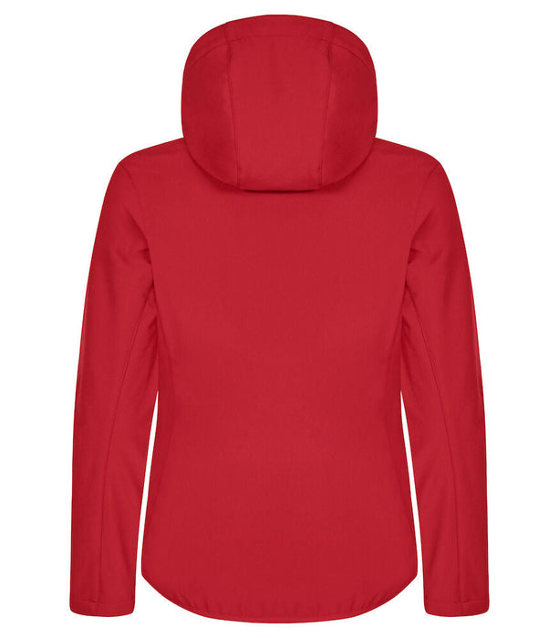 Clique Classic Softshell Hoody Women – 3-Lagers Softshelljacka - Dam - Röd