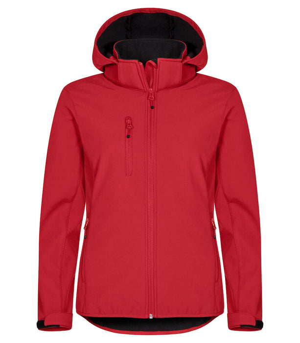 Clique Classic Softshell Hoody Women – 3-Lagers Softshelljacka - Dam - Röd