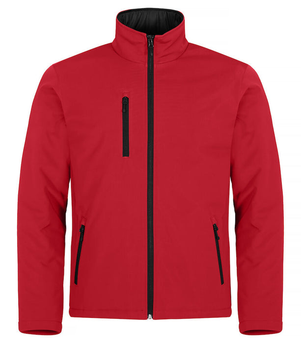 Clique Padded Softshell Jacket – Vadderad Softshelljacka för Herr - Röd