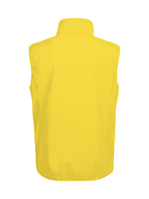 Clique Basic Softshell Vest Herr – Funktionell Softshellväst - Gul