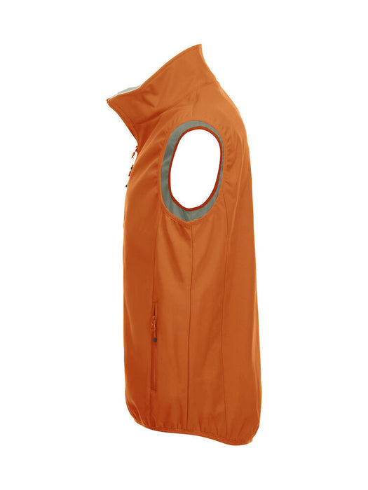 Clique Basic Softshell Vest Herr – Funktionell Softshellväst - Orange