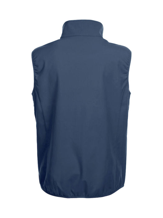 Clique Basic Softshell Vest Herr – Funktionell Softshellväst - Marinblå