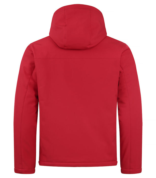 Clique Padded Hoody Softshell Jacka Herr - Röd