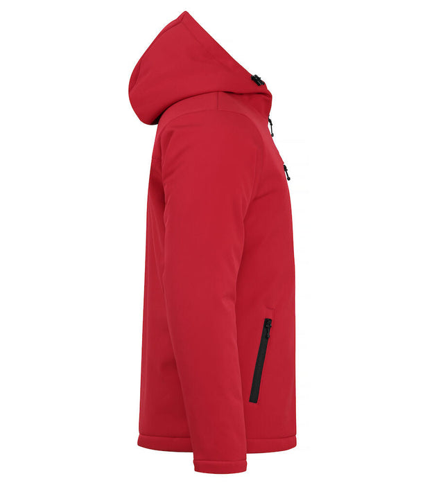 Clique Padded Hoody Softshell Jacka Herr - Röd