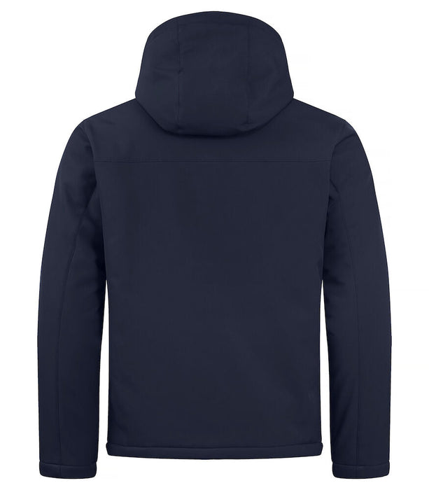 Clique Padded Hoody Softshell Jacka Herr - Marinblå