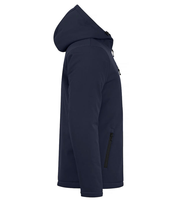 Clique Padded Hoody Softshell Jacka Herr - Marinblå