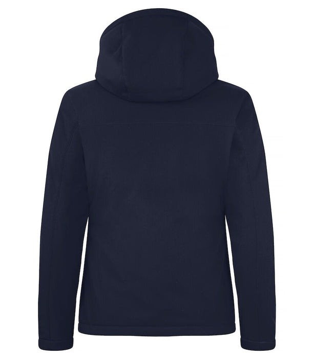 Clique Padded Hoody Softshell Jacket – Vadderad Softshelljacka för Dam - Marinblå