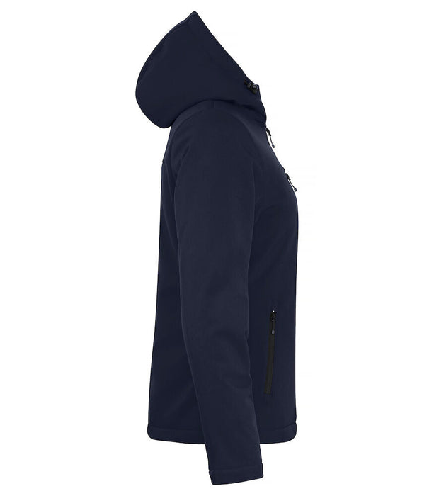 Clique Padded Hoody Softshell Jacket – Vadderad Softshelljacka för Dam - Marinblå