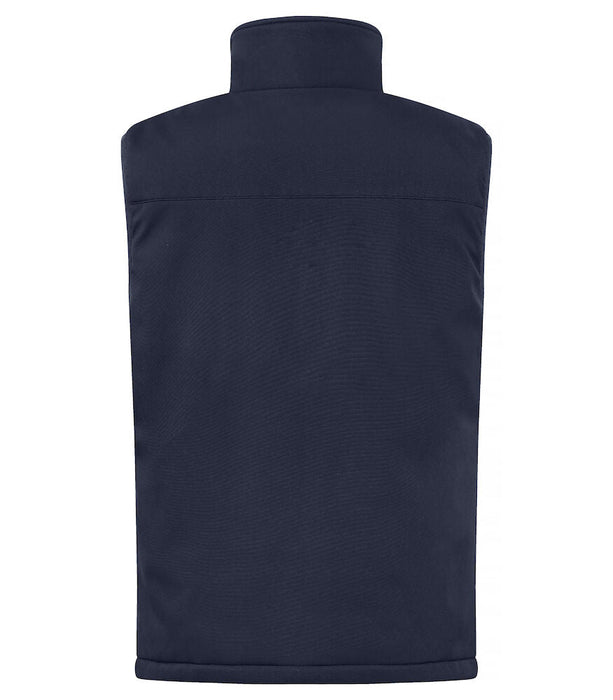 Clique Padded – Vadderad Softshellväst för Herr - Marinblå