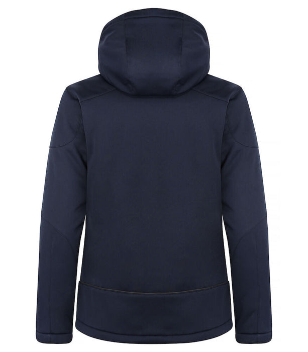 Clique Grayland Women – Modern Vadderad Softshelljacka för Dam - Marinblå