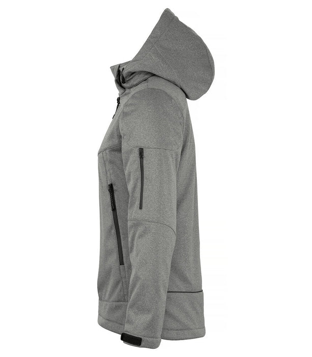 Clique Grayland Women – Modern Vadderad Softshelljacka för Dam - Grå