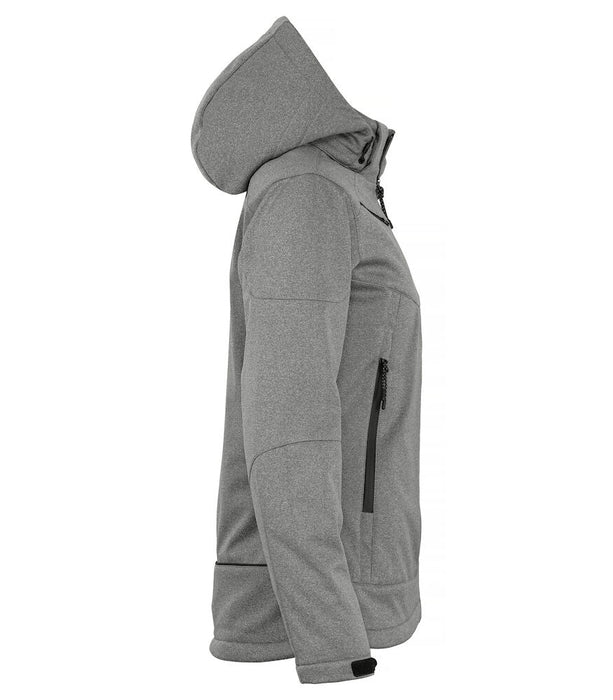 Clique Grayland Women – Modern Vadderad Softshelljacka för Dam - Grå