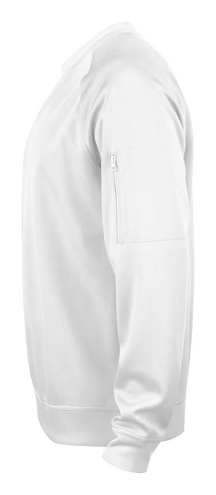 Clique Basic Active Roundneck – Unisex Sweatshirt - Vit