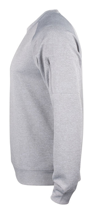 Clique Basic Active Roundneck – Unisex Sweatshirt Grå