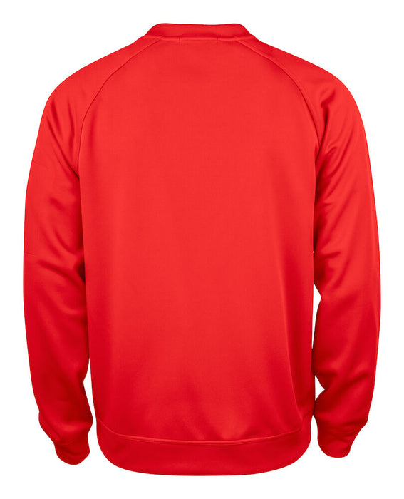 Clique Basic Active Roundneck – Unisex Sweatshirt - Röd