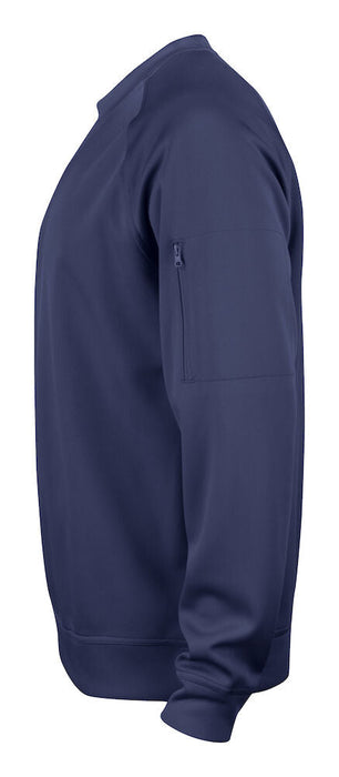 Clique Basic Active Roundneck – Unisex Sweatshirt Marinblå