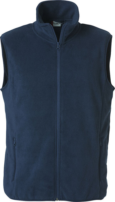 Clique Basic Polar Fleece Vest – Unisex Marinblå