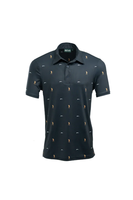 Seve Allover Polo AOP Pikétröja Vit