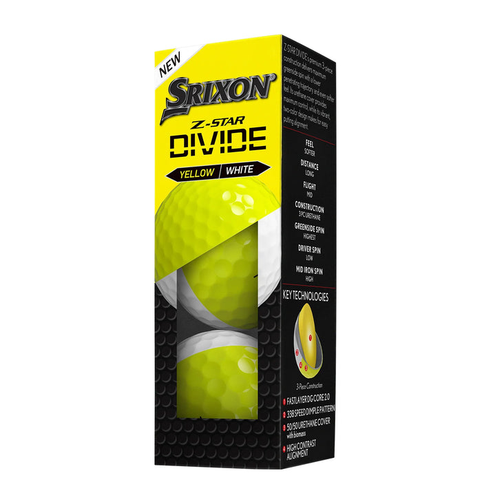 Srixon Z-Star Divide Vit Gul