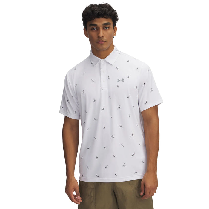 Under Armour Playoff 3.0 Printed Polo Vit