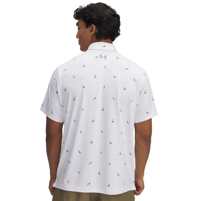 Under Armour Playoff 3.0 Printed Polo Vit