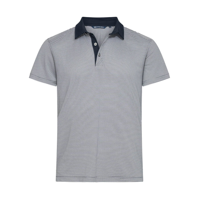 Cutter & Buck Virtue Polo Stripes Svart Golfpiké