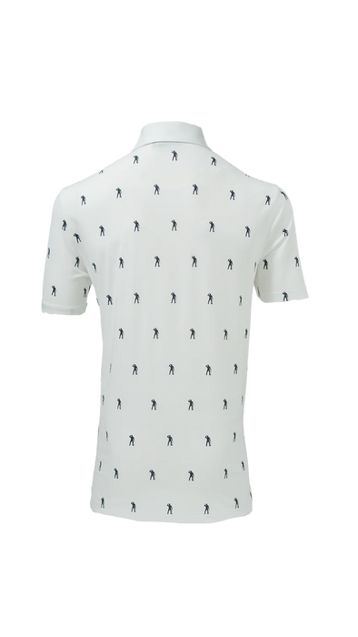 Seve Allover Polo Pikétröja II Blå