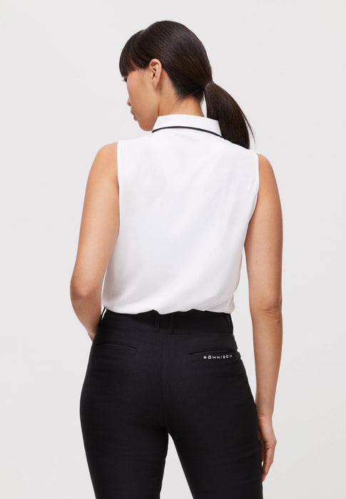 Röhnisch Miriam Sleeveless Poloshirt Blå
