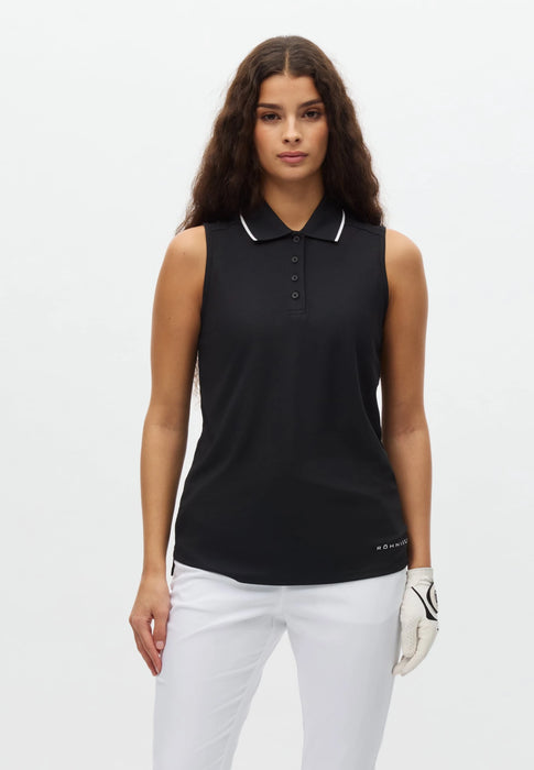 Röhnisch Miriam Sleeveless Poloshirt Blå
