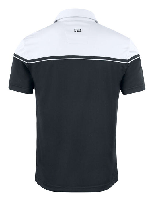 Cutter & Buck Seabeck Polo Herr Svart Grå