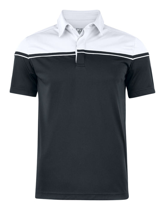 Cutter & Buck Seabeck Polo Herr Svart Grå
