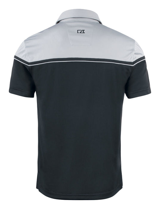 Cutter & Buck Seabeck Polo Herr Svart Grå