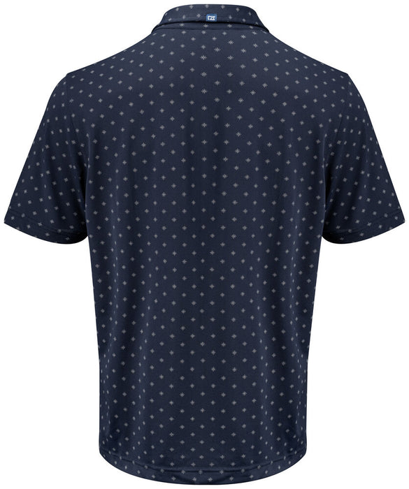Cutter & Buck Virtue Polo Printed Herr Blå