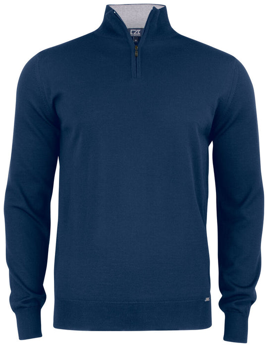 Cutter & Buck Everett Half Zip Sweater Svart