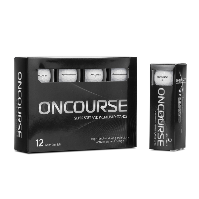 OnCourse White Golf Ball 12-pack