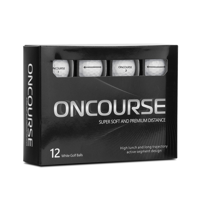 OnCourse White Golf Ball 12-pack