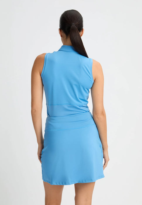 Röhnisch Nicky Sleeveless Poloshirt Ljusblå