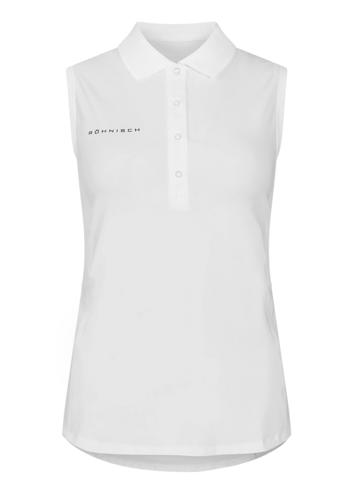 Röhnisch Nicky Sleeveless Poloshirt Ljusblå