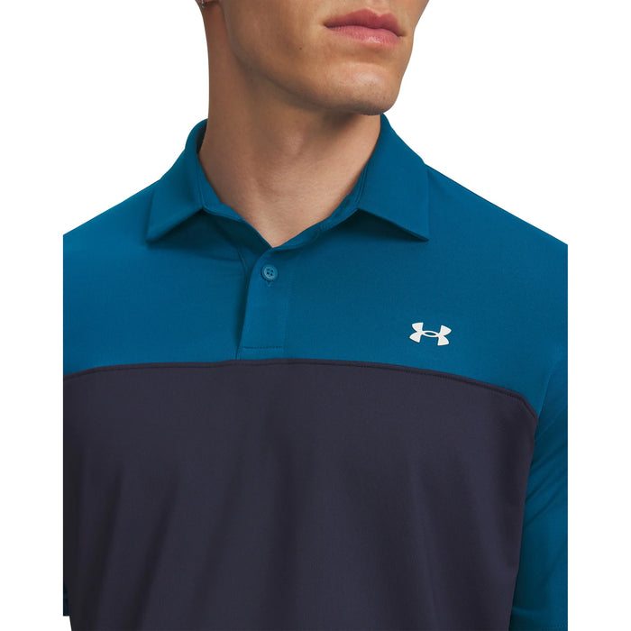 Under Armour T2G Colorblock Polo Blå