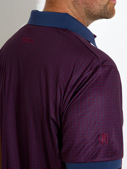 Abacus M Tumble Drycool Polo Golfpiké Vit