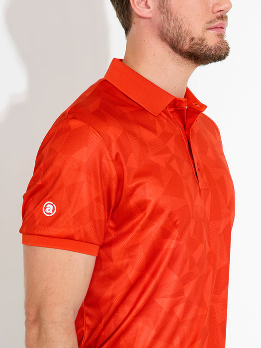 Abacus M Tumble Drycool Polo Golfpiké Vit