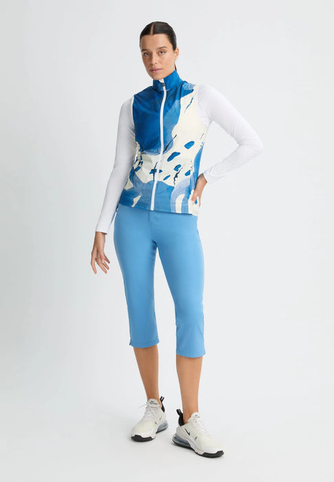 Röhnisch Packable Ultralight Vest Blue Aquarelle